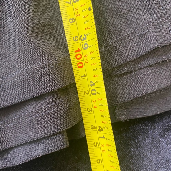 Coco Bianco wide leg flowy black pant/slack w/gold button detail - Picture 7 of 7